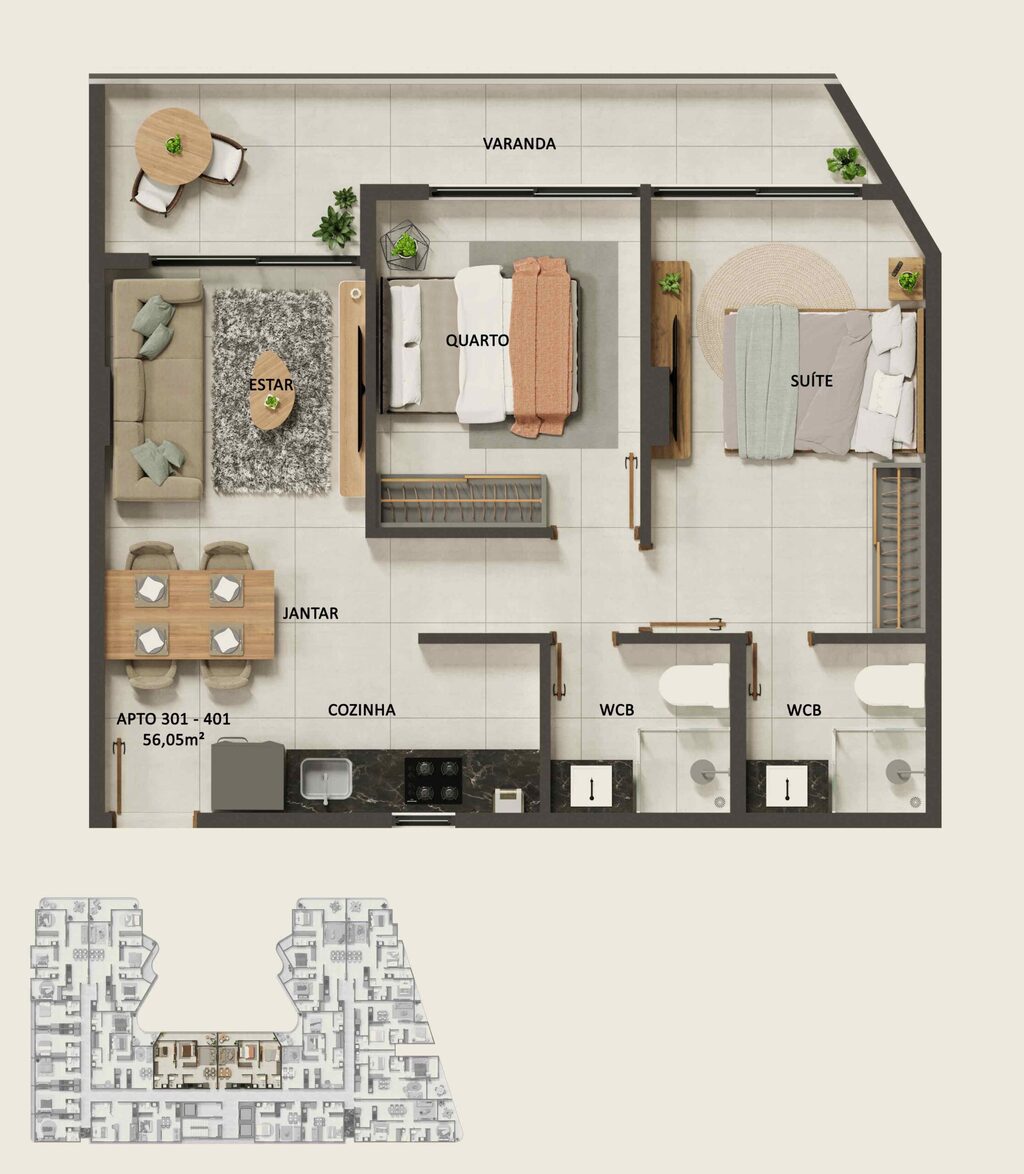 Apartamento à venda com 1 quarto, 27m² - Foto 49