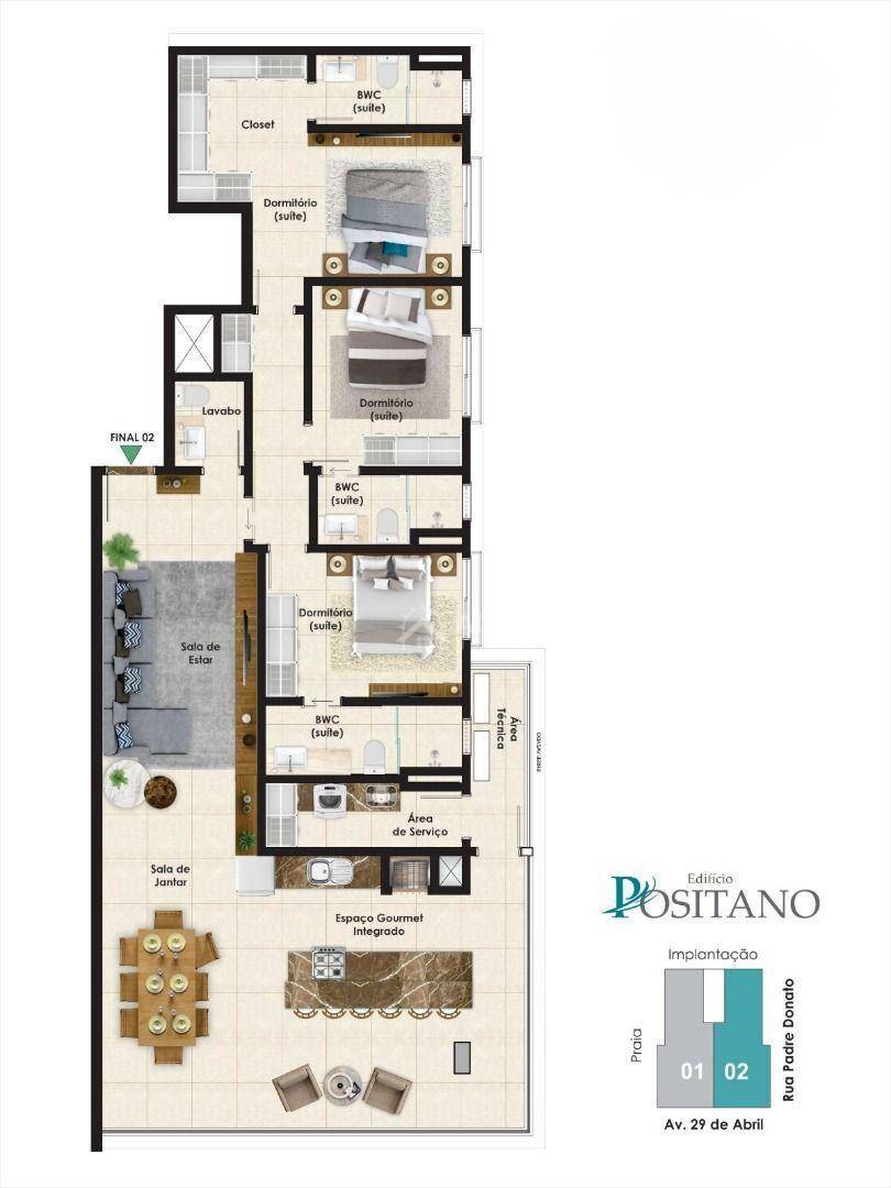 Apartamento à venda com 3 quartos, 235M2 - Foto 6