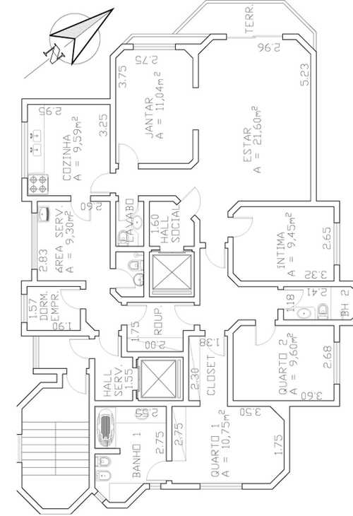 Apartamento à venda com 3 quartos, 255m² - Foto 6