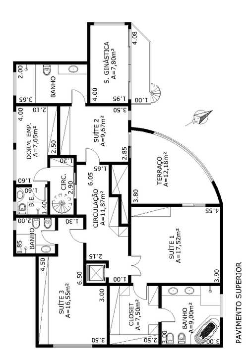 Apartamento à venda com 3 quartos, 216m² - Foto 3