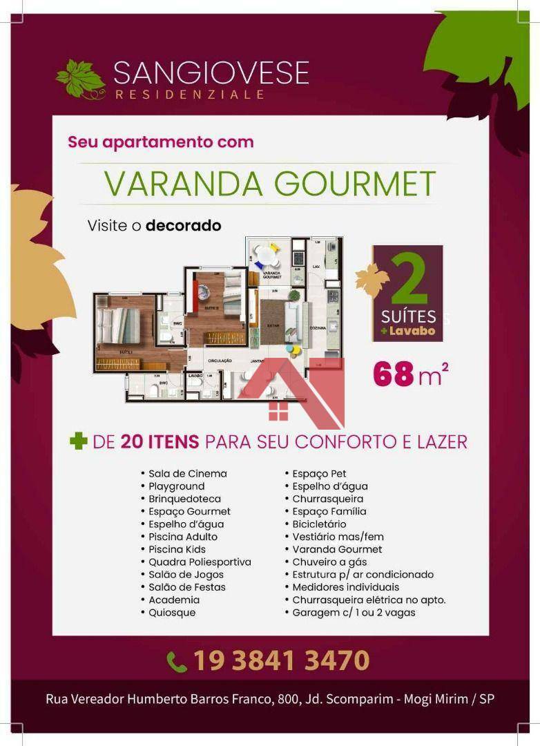 Apartamento à venda com 2 quartos, 68m² - Foto 2