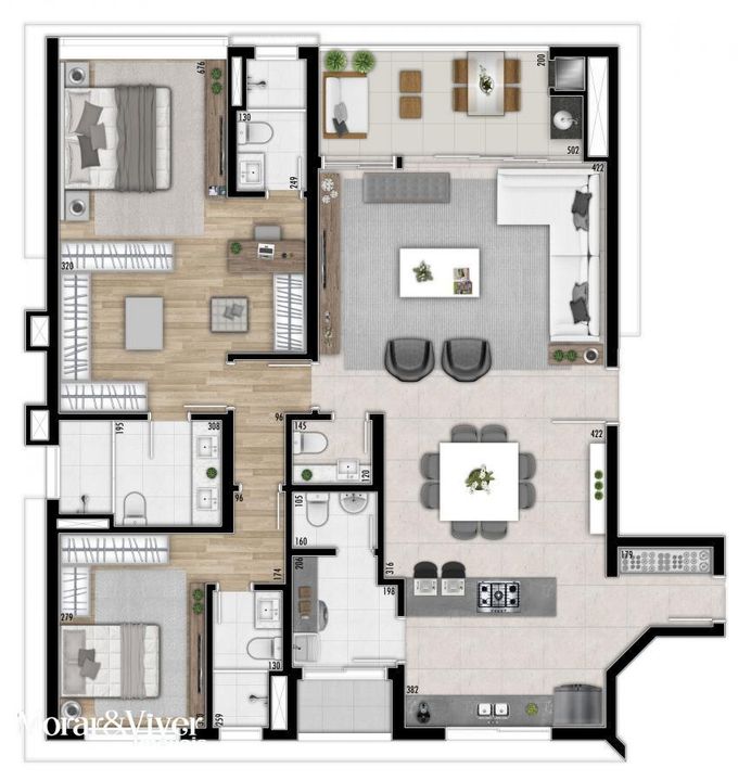 Apartamento à venda com 3 quartos, 150m² - Foto 55