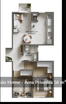 Apartamento, 2 quartos, 51 m² - Foto 11
