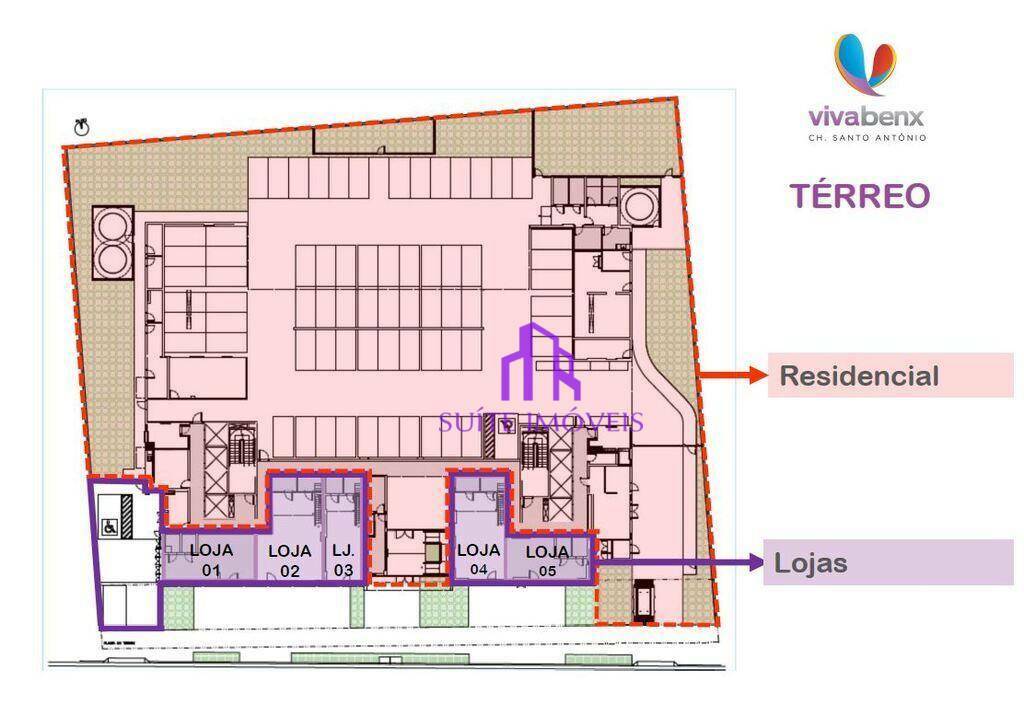 Loja-Salão, 65 m² - Foto 4