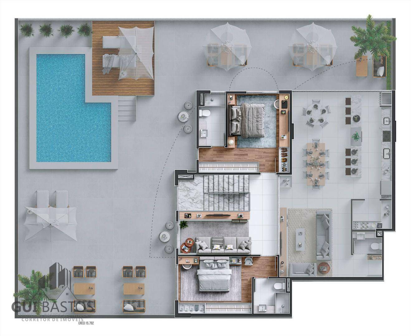 Apartamento à venda com 4 quartos, 180m² - Foto 16