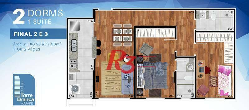 Apartamento à venda com 2 quartos, 64m² - Foto 29