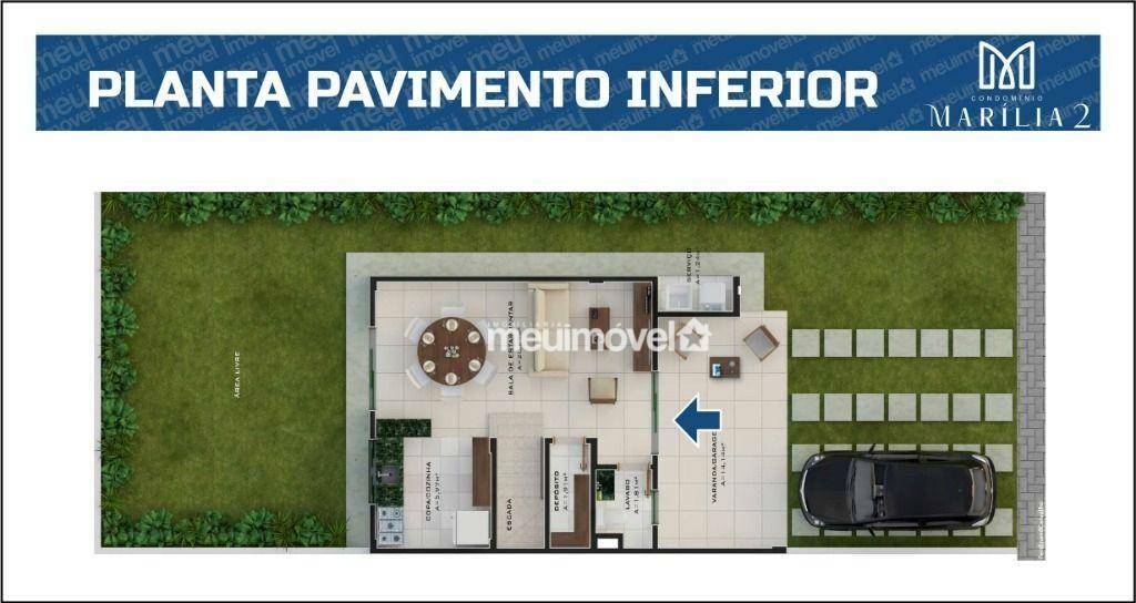 Casa de Condomínio à venda com 3 quartos, 108m² - Foto 9