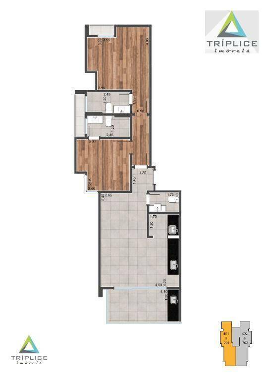 Apartamento à venda com 2 quartos, 80m² - Foto 24