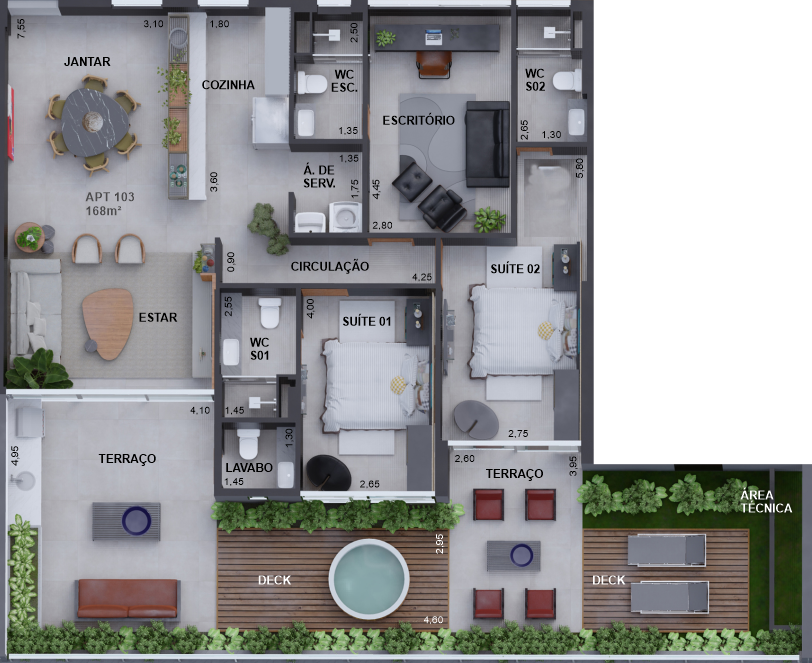 Apartamento à venda com 2 quartos, 16803m² - Foto 36