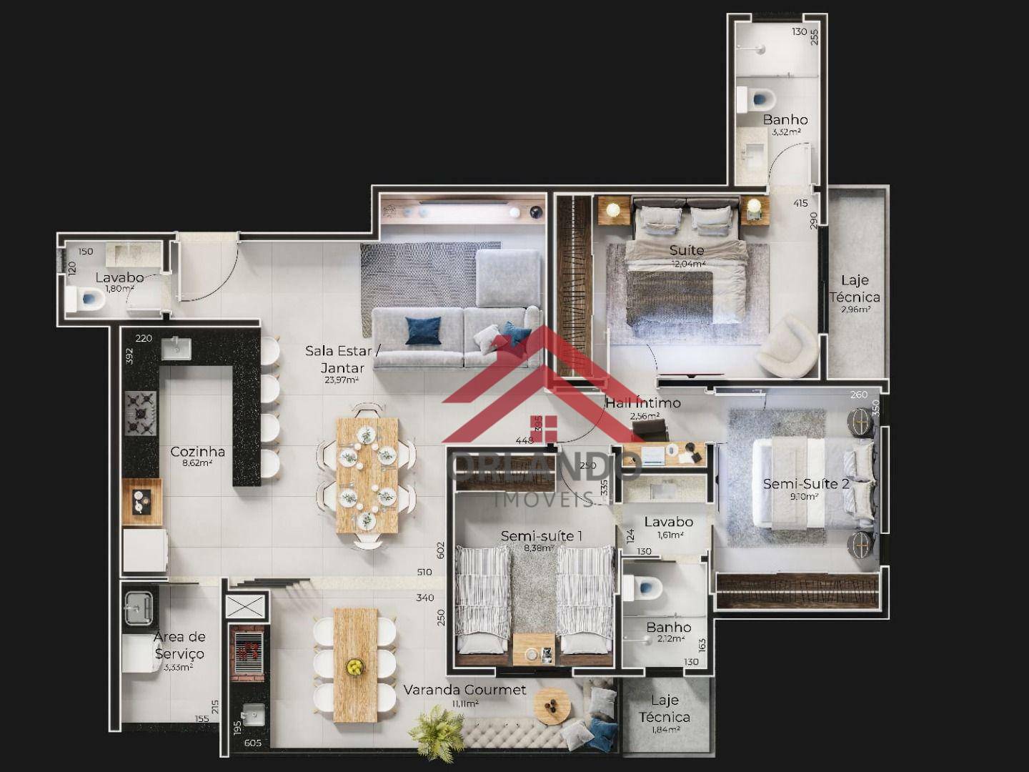 Apartamento à venda com 3 quartos, 100m² - Foto 7