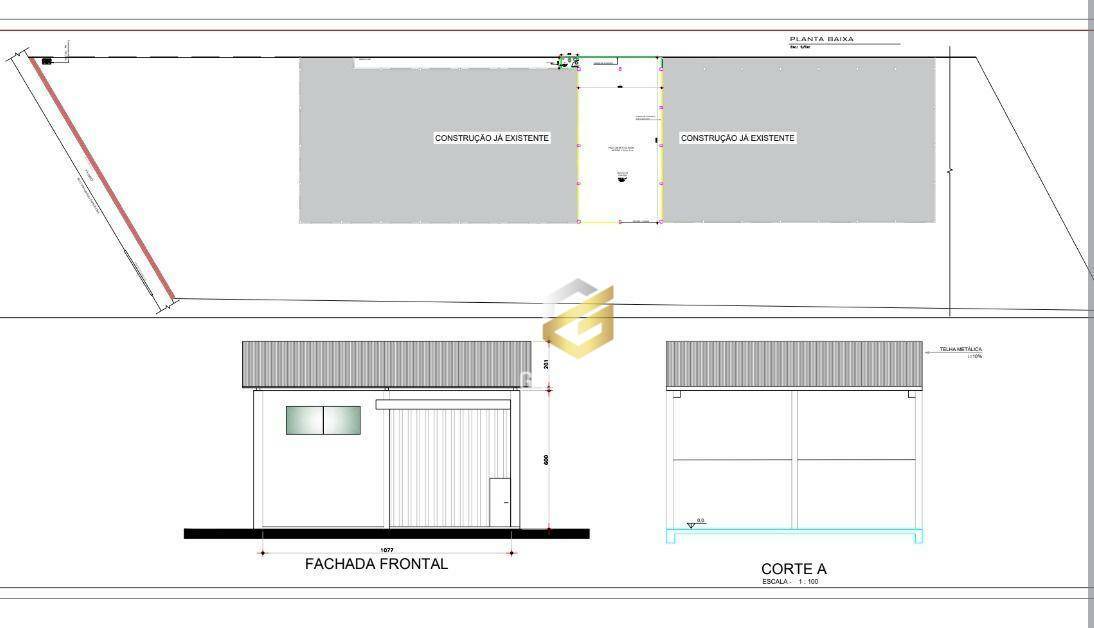 Depósito-Galpão-Armazém para alugar, 230m² - Foto 1