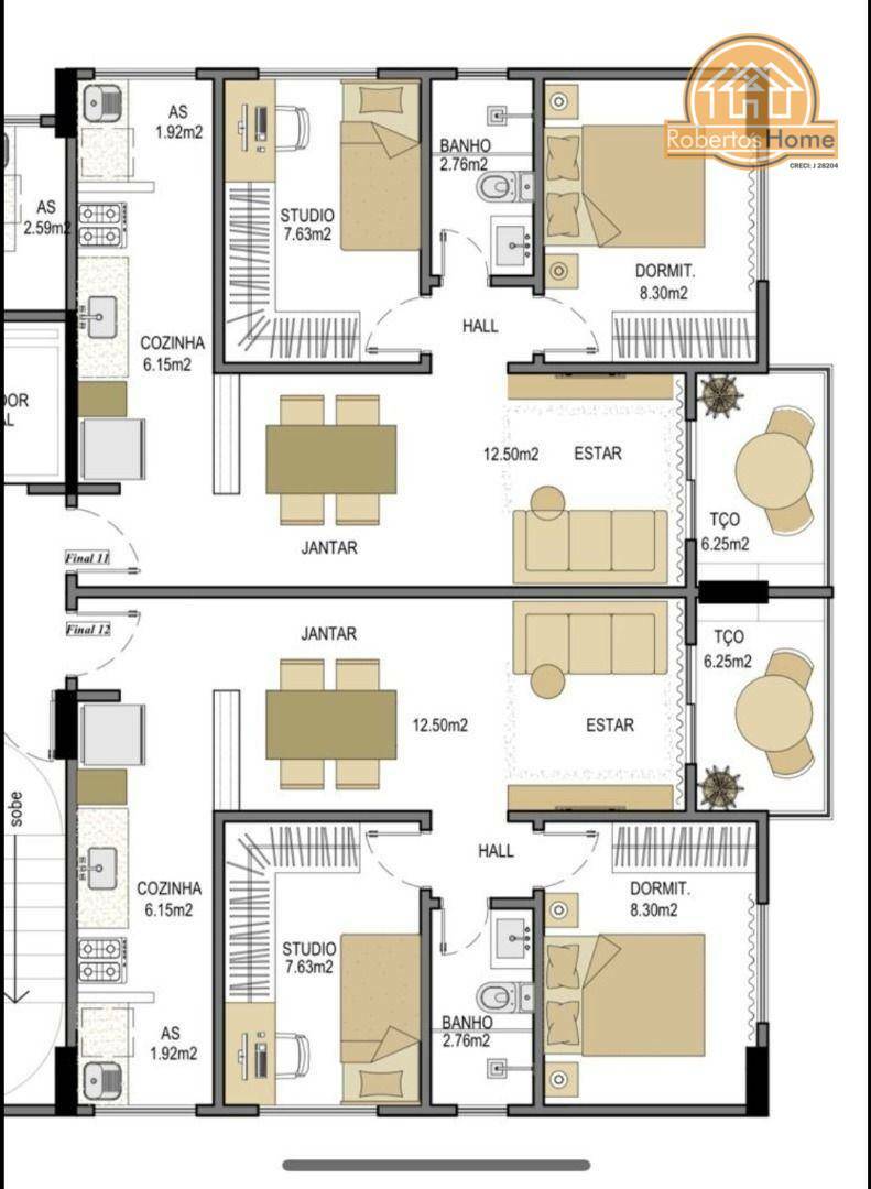 Apartamento à venda com 2 quartos, 52m² - Foto 10