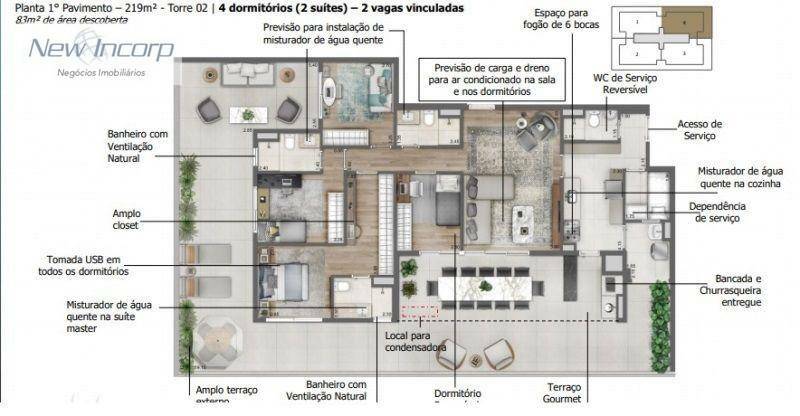 Apartamento à venda com 3 quartos, 113m² - Foto 33