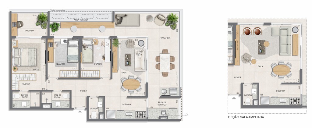 Apartamento à venda com 2 quartos, 77m² - Foto 33