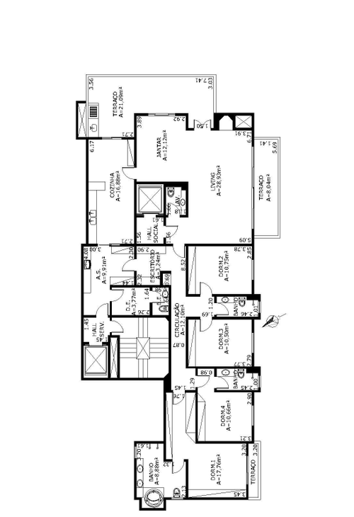 Apartamento à venda com 4 quartos, 223m² - Foto 15