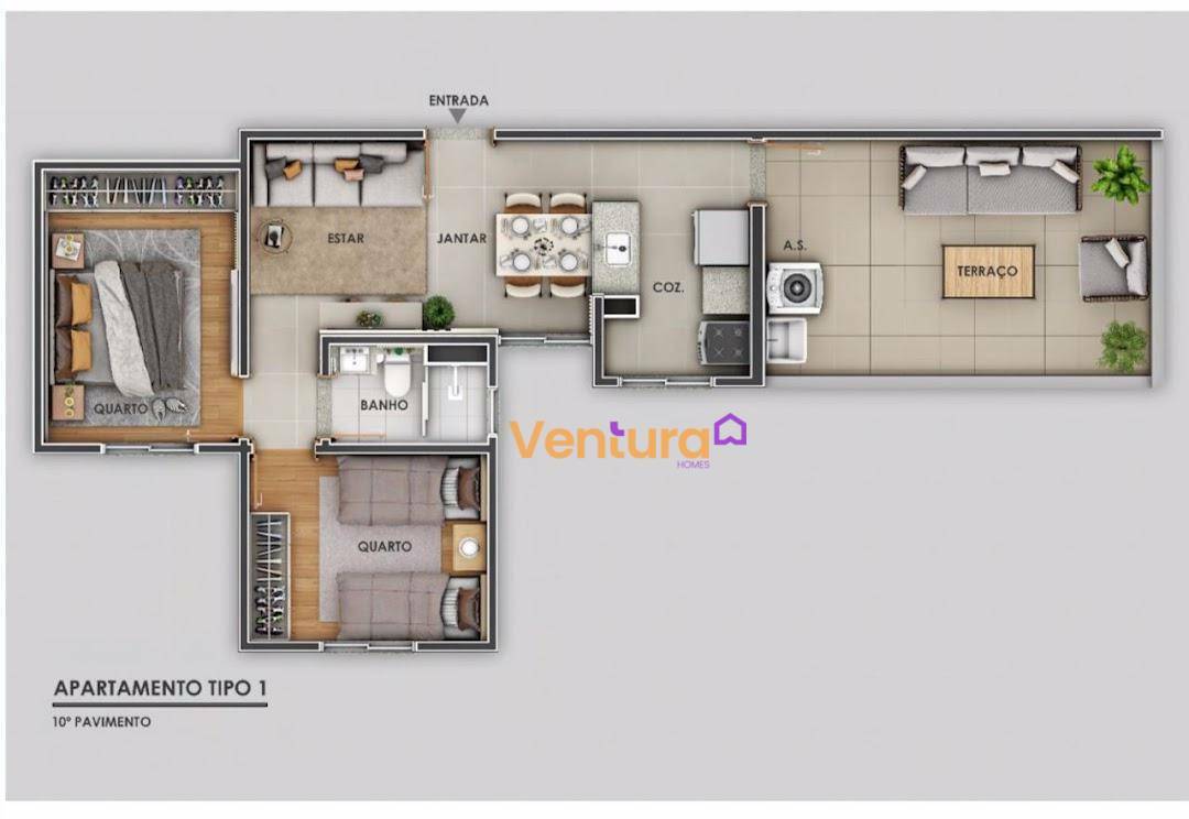 Apartamento à venda com 2 quartos - Foto 13