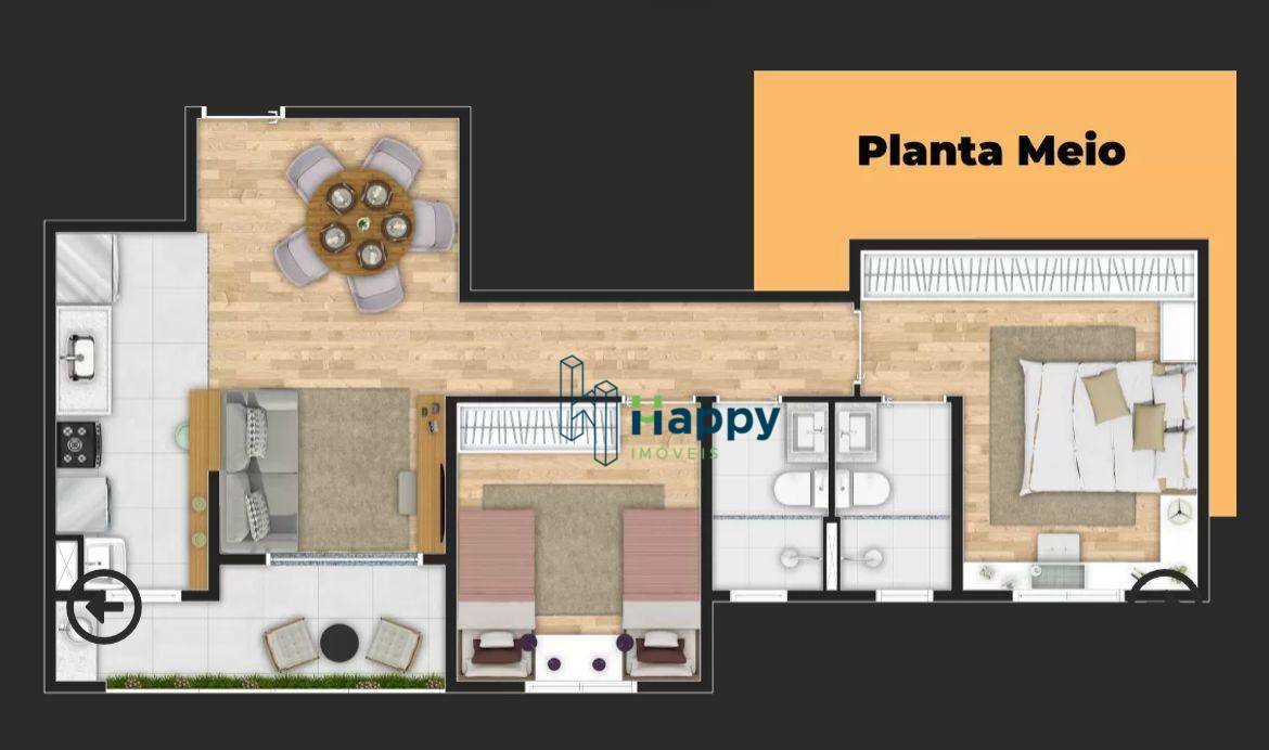 Apartamento à venda com 2 quartos, 60m² - Foto 18