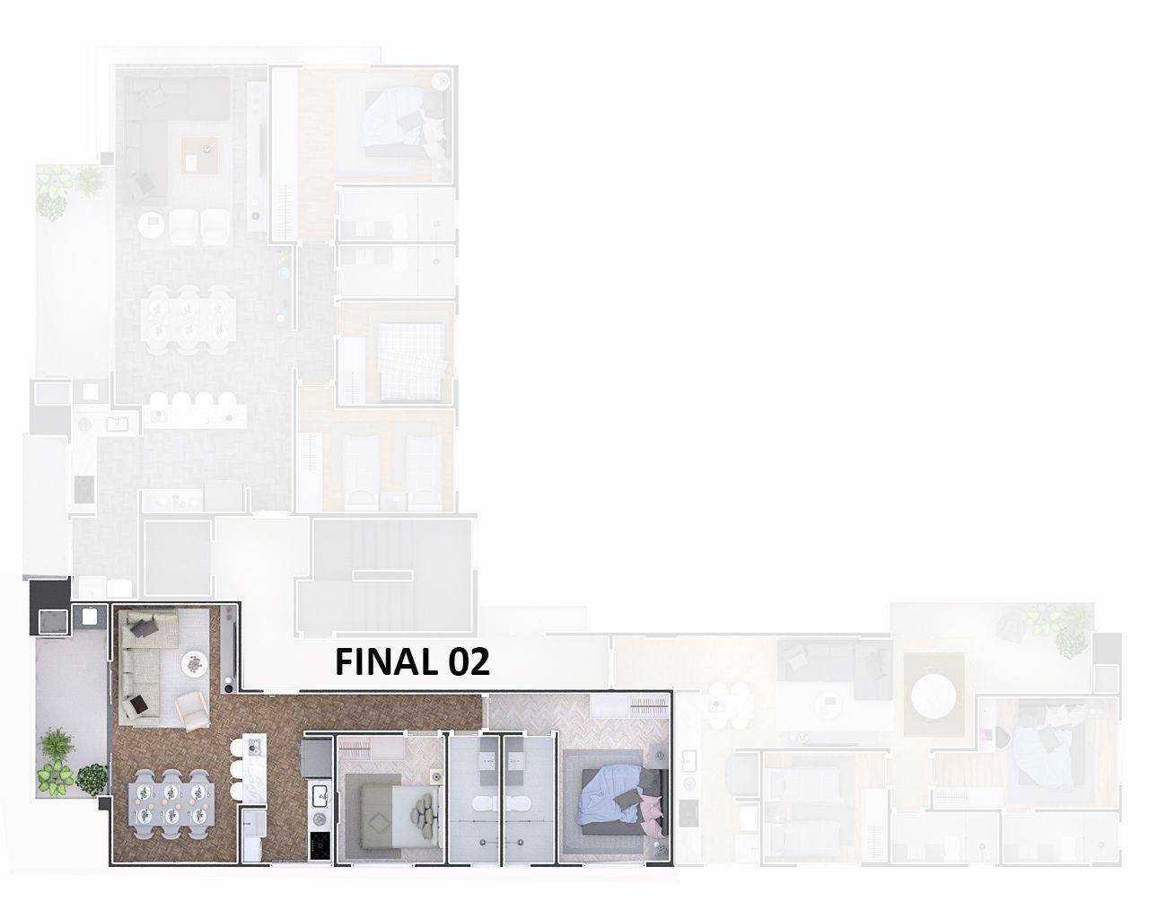 Apartamento à venda com 2 quartos, 126M2 - Foto 3