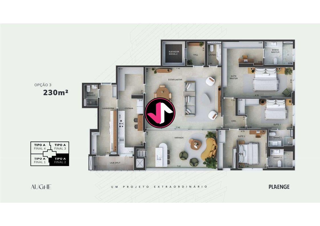 Apartamento à venda com 4 quartos - Foto 35