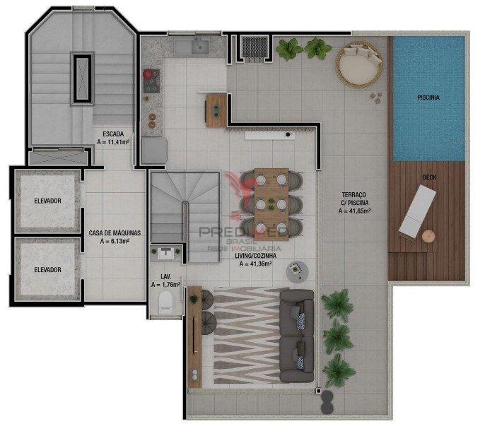 Apartamento à venda com 4 quartos - Foto 4