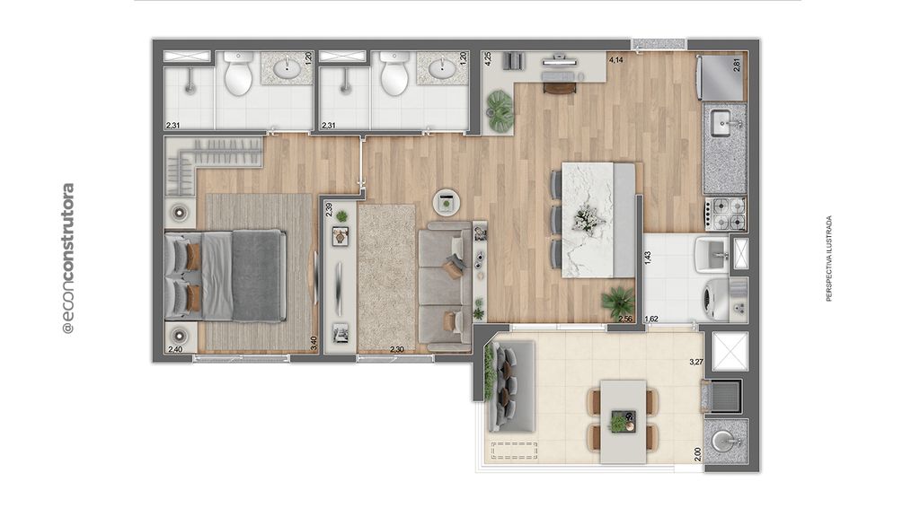 Apartamento à venda com 3 quartos, 69m² - Foto 17