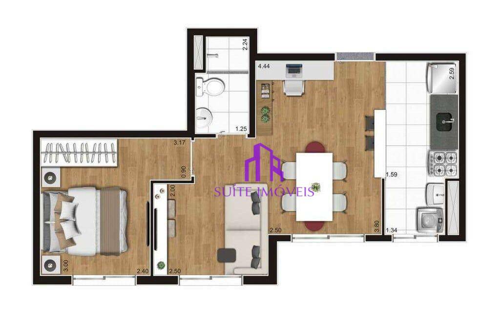 Apartamento à venda com 2 quartos, 39m² - Foto 27