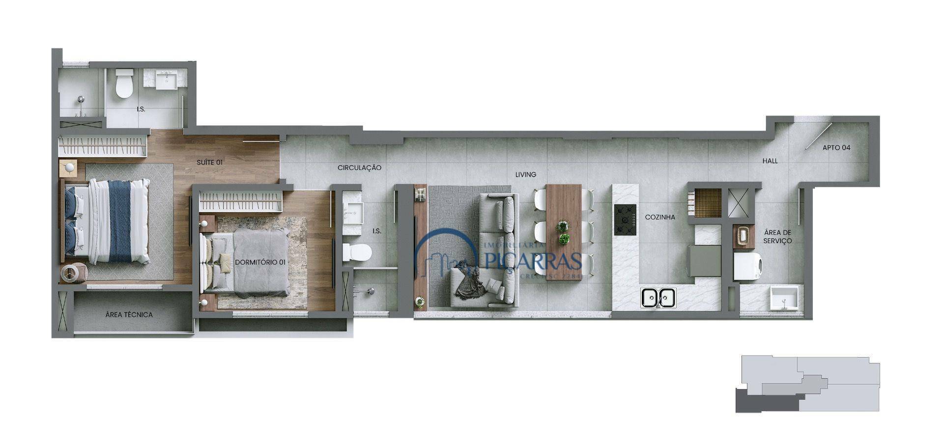 Apartamento à venda com 3 quartos, 128m² - Foto 26