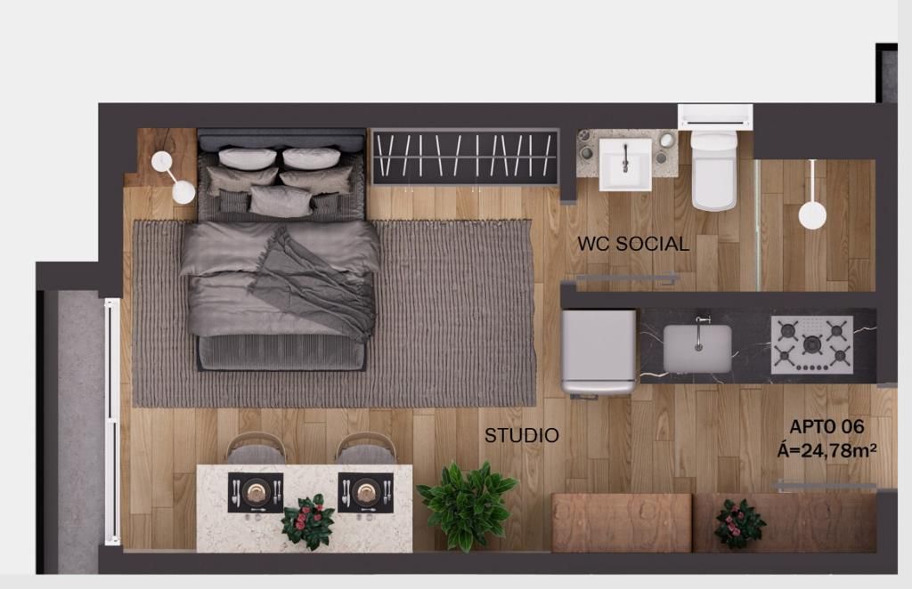 Apartamento à venda com 2 quartos, 57m² - Foto 34