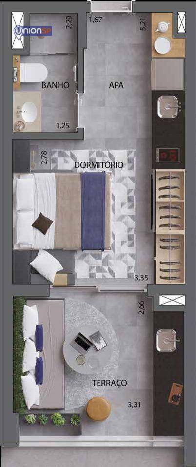 Apartamento à venda com 2 quartos, 60m² - Foto 7