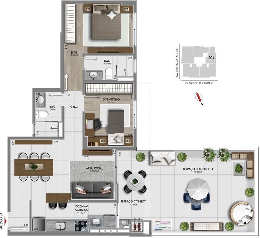 Apartamento à venda com 3 quartos, 109m² - Foto 11