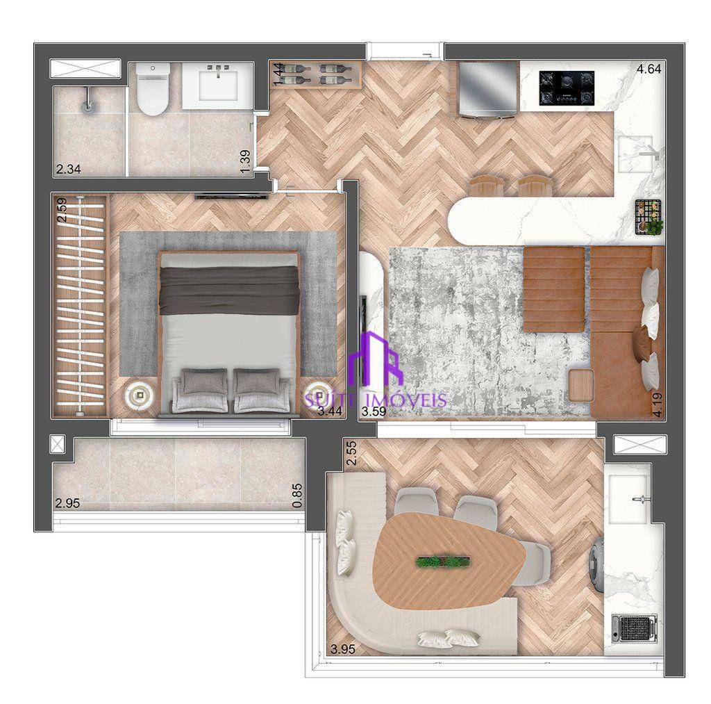 Apartamento à venda com 2 quartos, 71m² - Foto 12