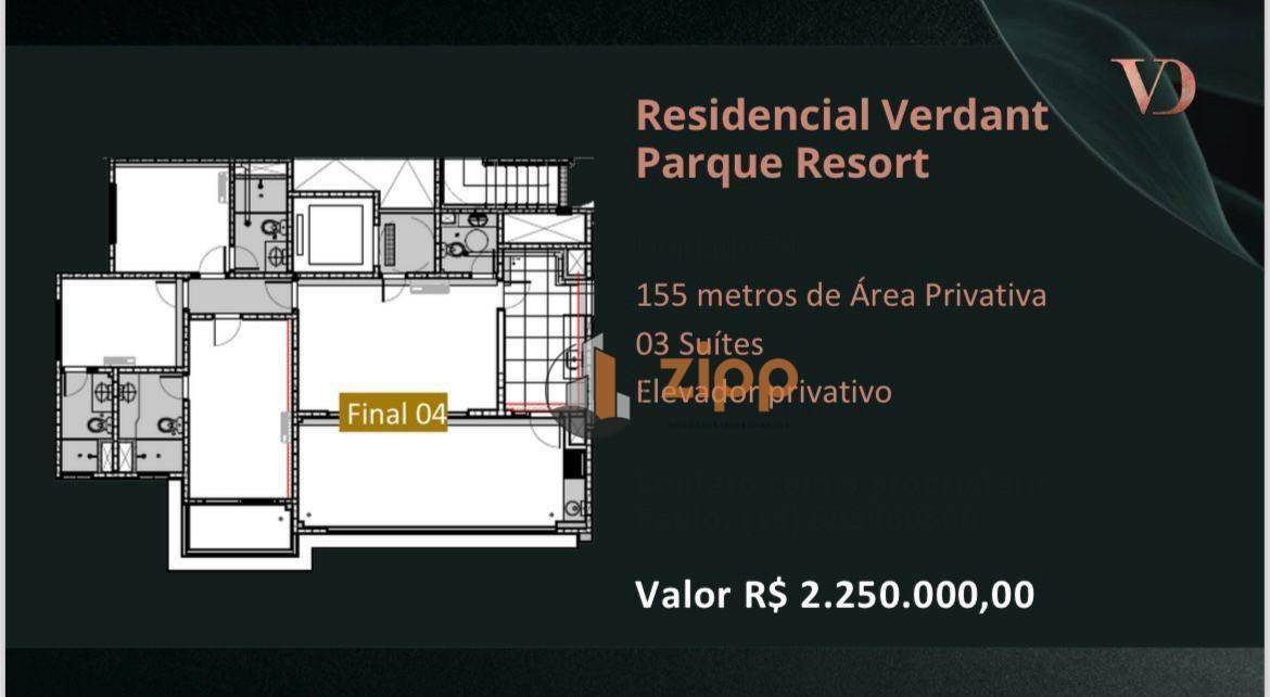 Apartamento à venda com 3 quartos, 155m² - Foto 4