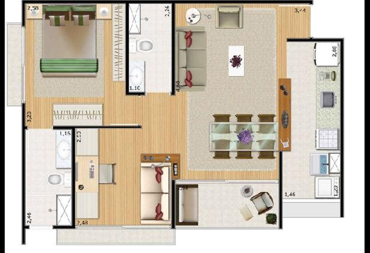 Apartamento à venda com 2 quartos, 50m² - Foto 18