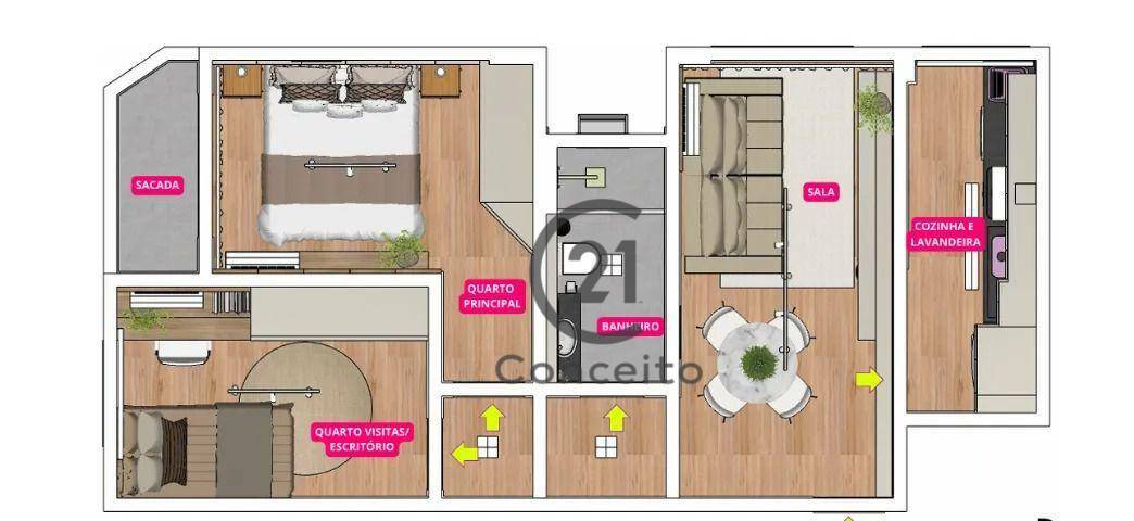 Apartamento à venda com 2 quartos, 50m² - Foto 12