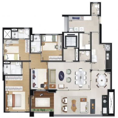 Apartamento à venda com 3 quartos, 151m² - Foto 15