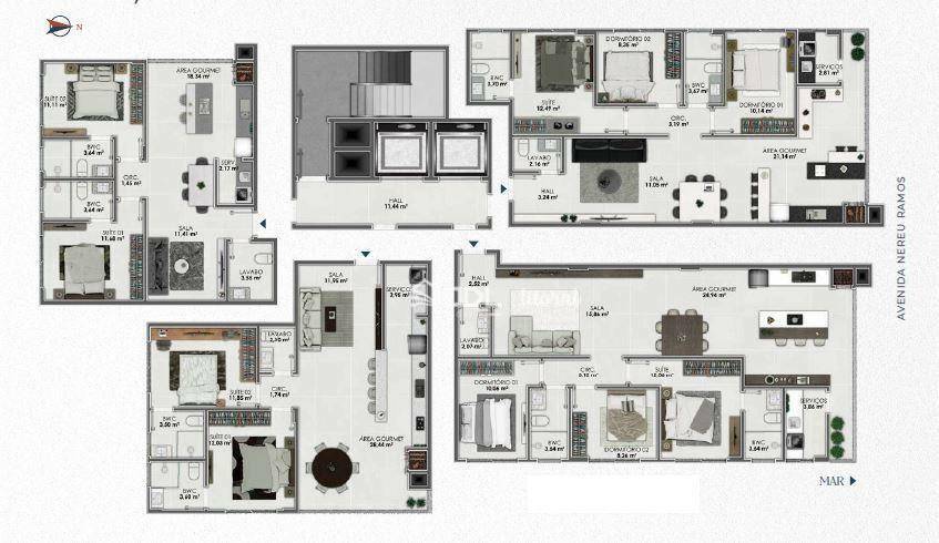 Apartamento à venda com 3 quartos, 112m² - Foto 10