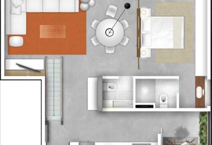 Apartamento à venda com 1 quarto, 166m² - Foto 2