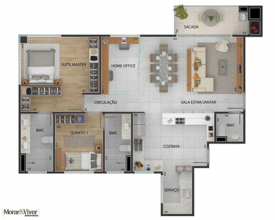 Apartamento à venda com 3 quartos, 103m² - Foto 12