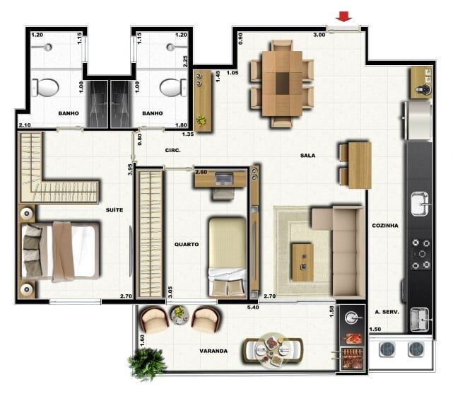 Apartamento à venda com 3 quartos, 82m² - Foto 17