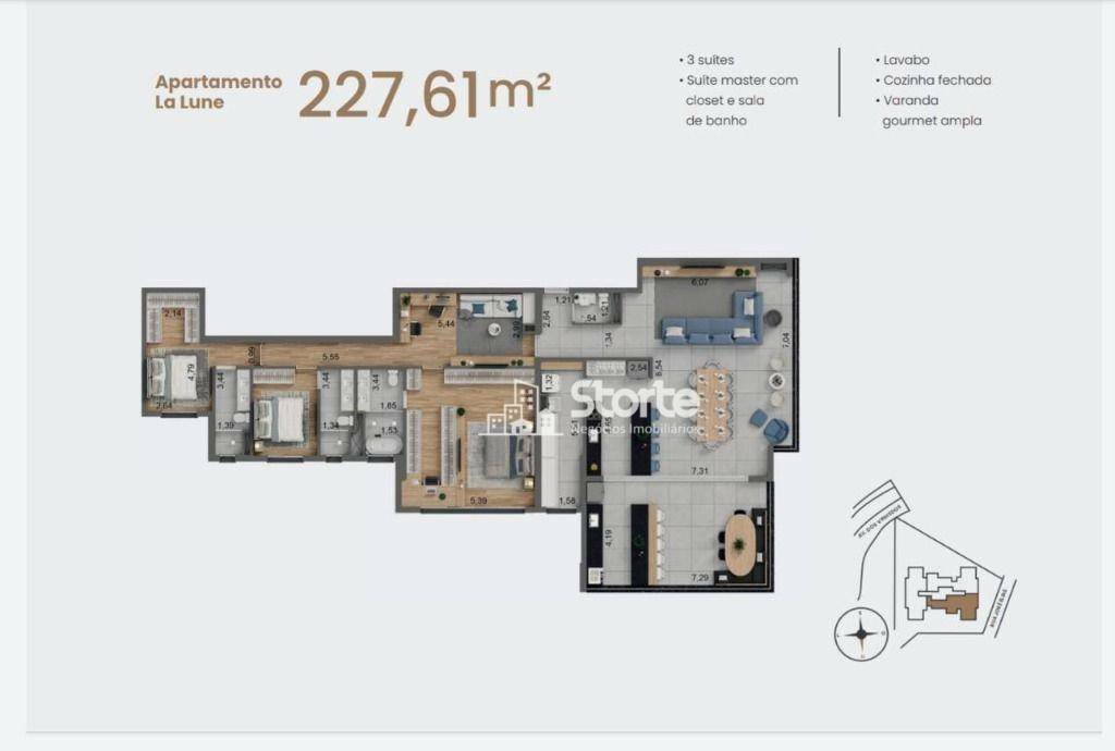 Apartamento à venda com 2 quartos, 102m² - Foto 32