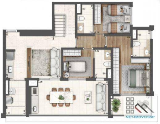Cobertura à venda com 3 quartos, 280m² - Foto 15