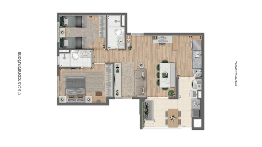 Apartamento à venda com 2 quartos, 5432m² - Foto 23