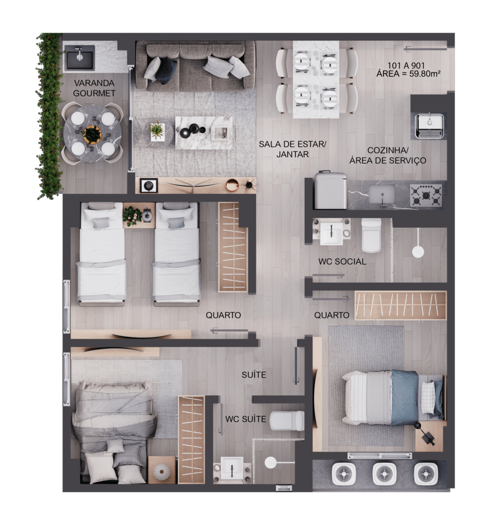 Apartamento à venda com 3 quartos, 6236m² - Foto 35