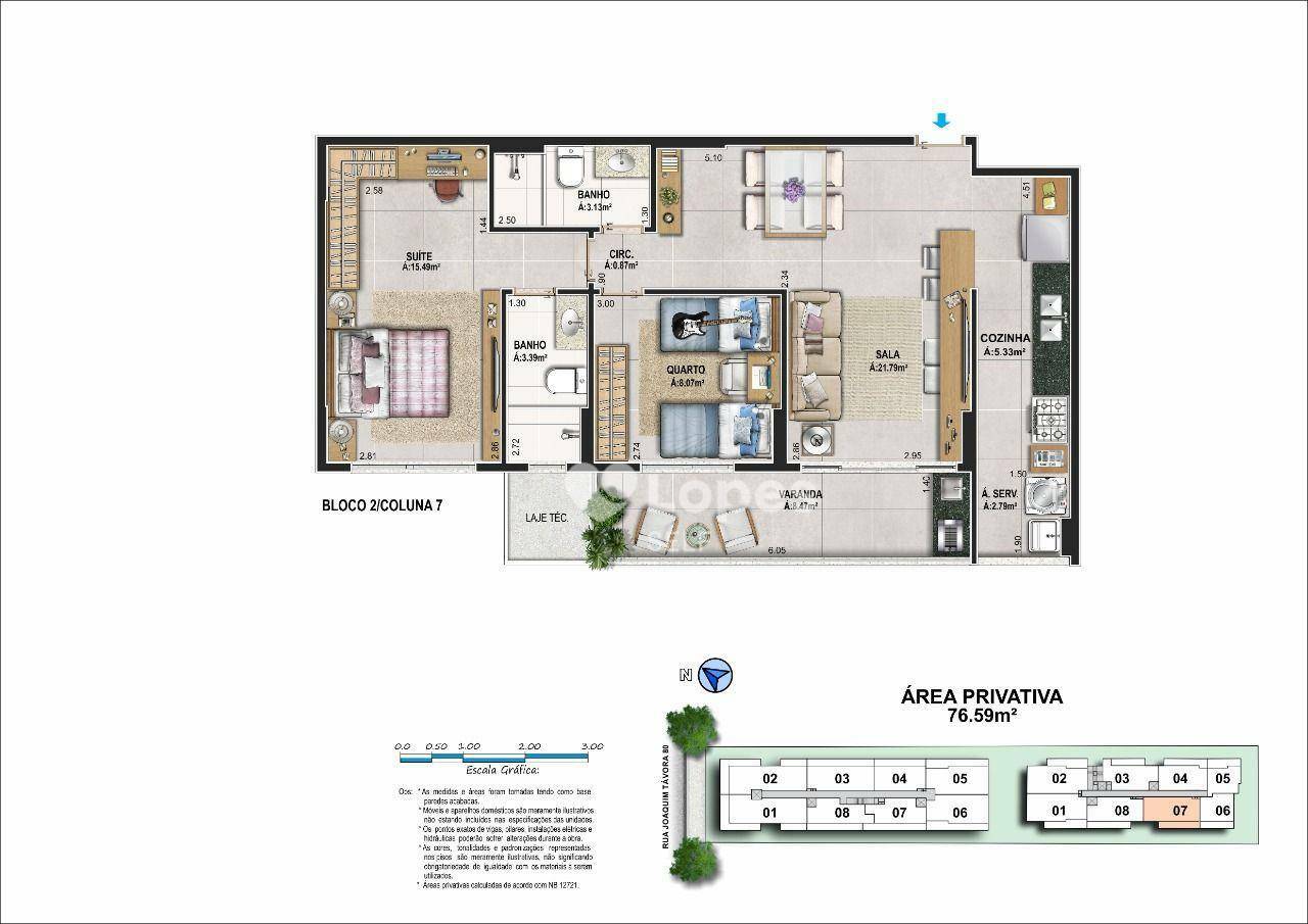 Apartamento à venda com 3 quartos, 126m² - Foto 44