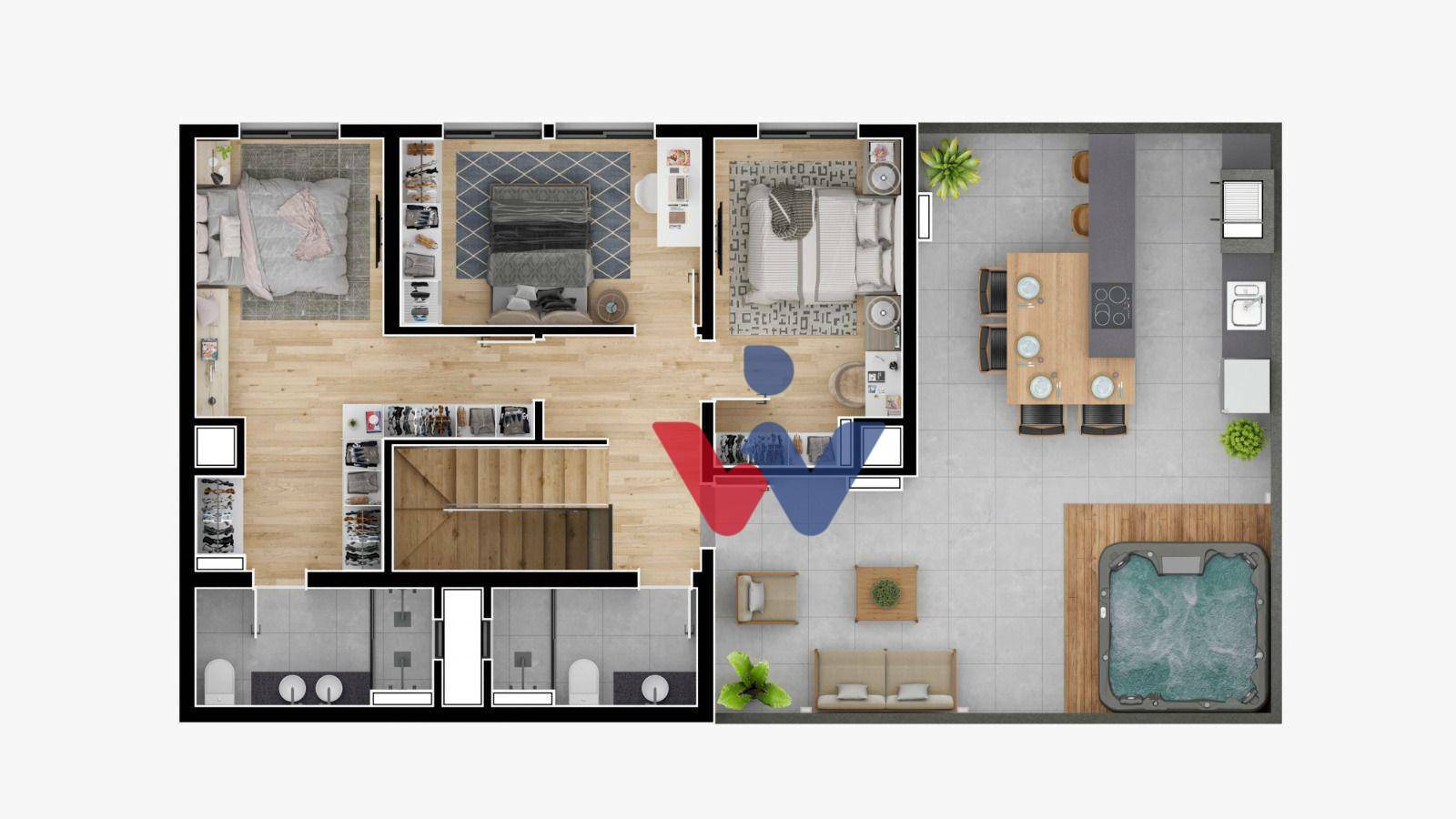 Apartamento à venda com 1 quarto, 3660m² - Foto 29