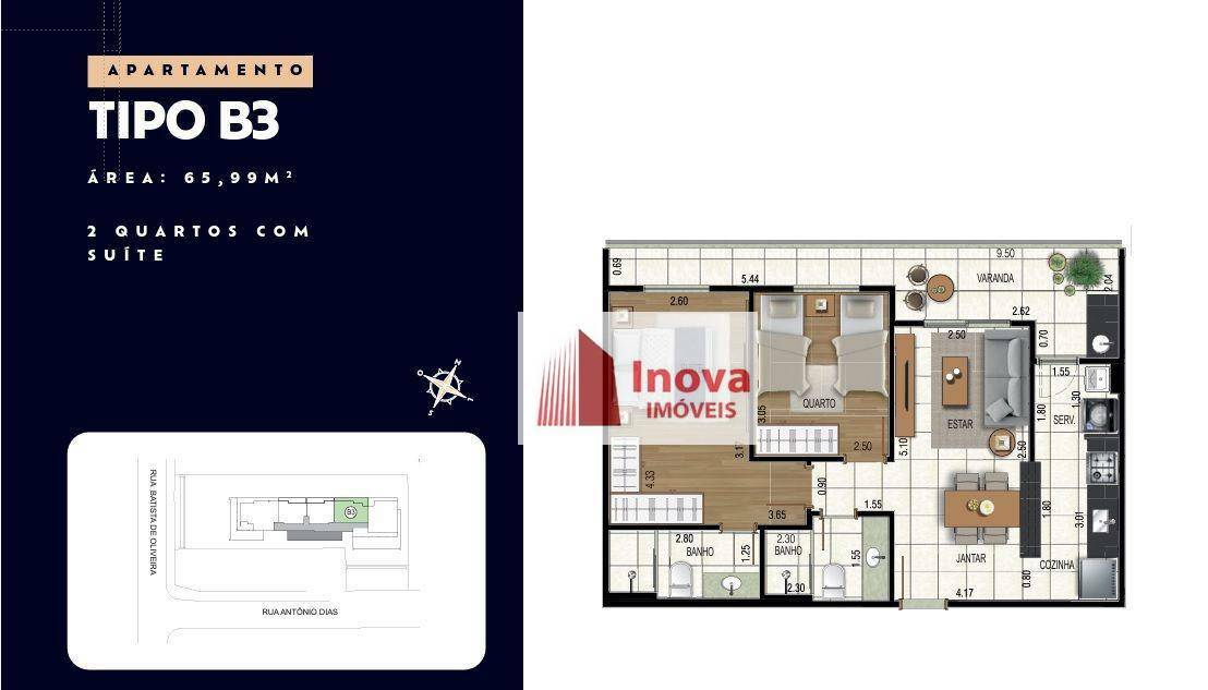 Apartamento à venda com 2 quartos, 61m² - Foto 19