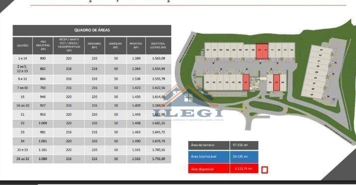Depósito-Galpão, 1563 m² - Foto 2