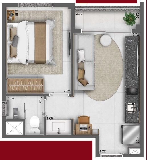 Apartamento à venda com 2 quartos, 39m² - Foto 24