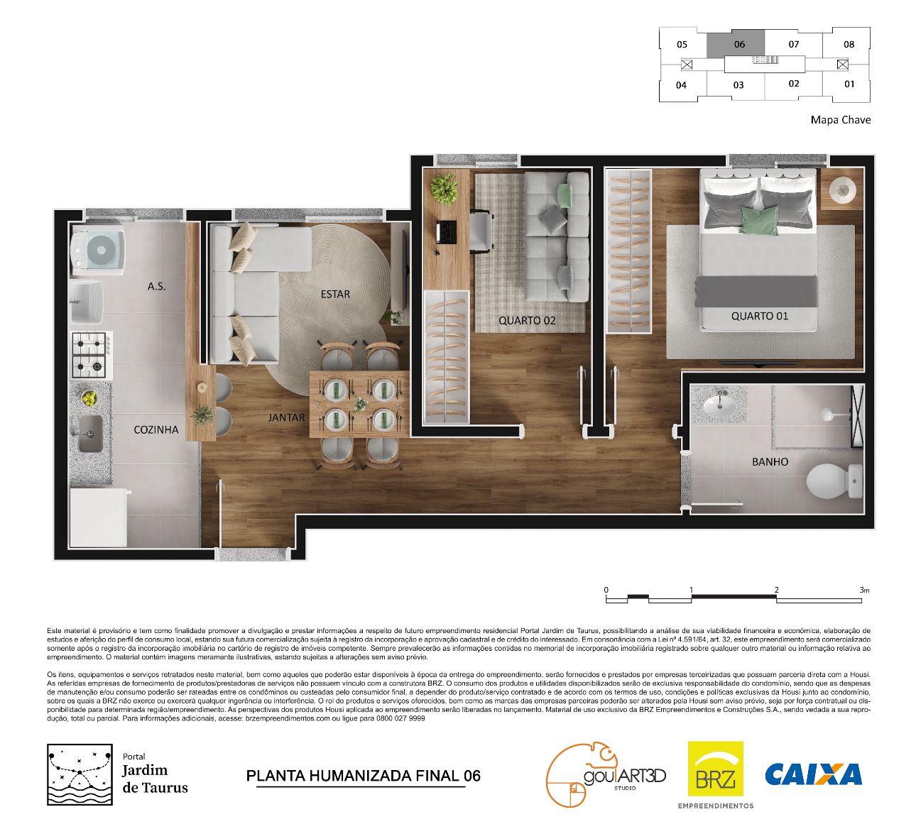 Apartamento à venda com 2 quartos - Foto 6