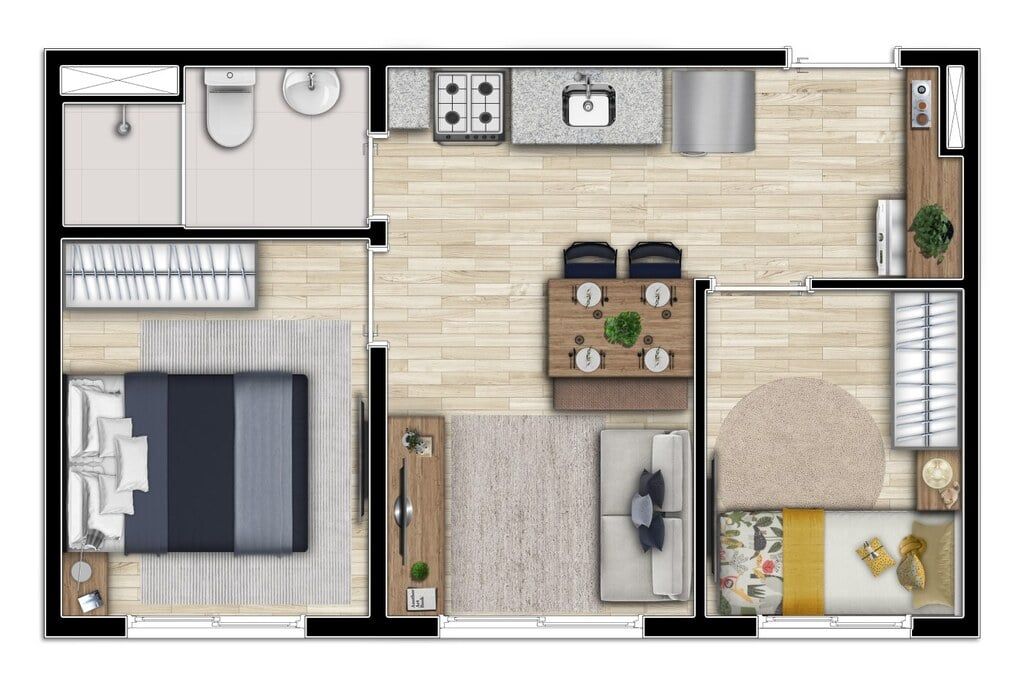 Apartamento à venda com 1 quarto, 25m² - Foto 2